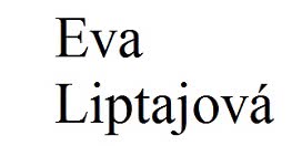 Eva Liptajová logo